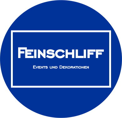 Feinschliff. Events und Dekorationen. Mitglied der Partner und Freundesliste von Hochzeitssängerin, -rednerin und -planerin, Anja Alberg.